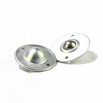 Ball transfer unit bearing housing with drilled mounting bolt pattern