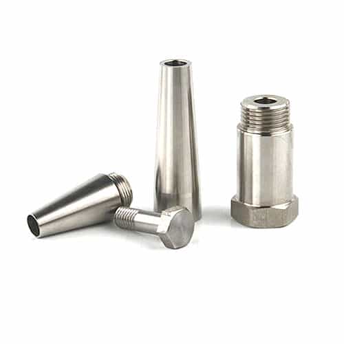 Custom CNC-machined parts made from 17-4 stainless steel