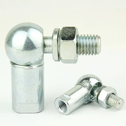 DIN 71802 angled ball joint with threaded ball stud