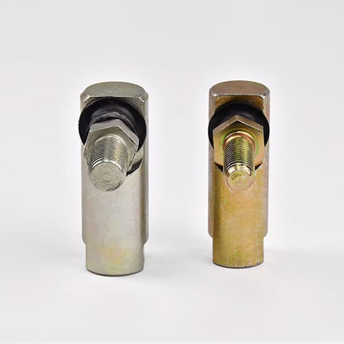 Grommet style ball joint for lawn mower steering linkage