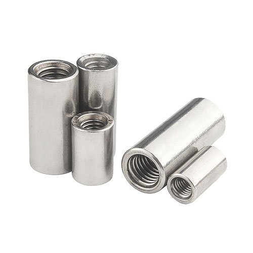 Threaded rose joint inserts in right and left hand thread, inch and metric sizes