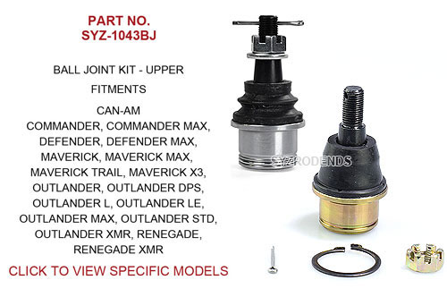 Can-Am upper ball joint kit in 4130 alloy – SYZ-1043BJ