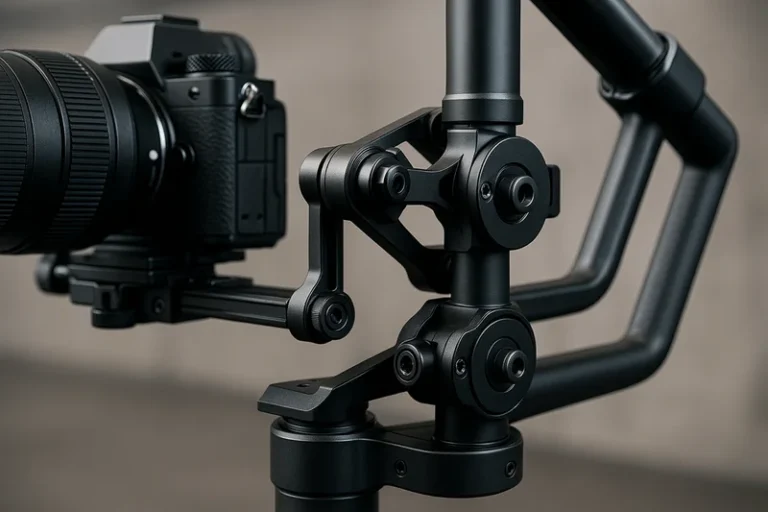 robotics mounts gimbals SYZ Rod Ends Gimbal system in robotics with precision mount