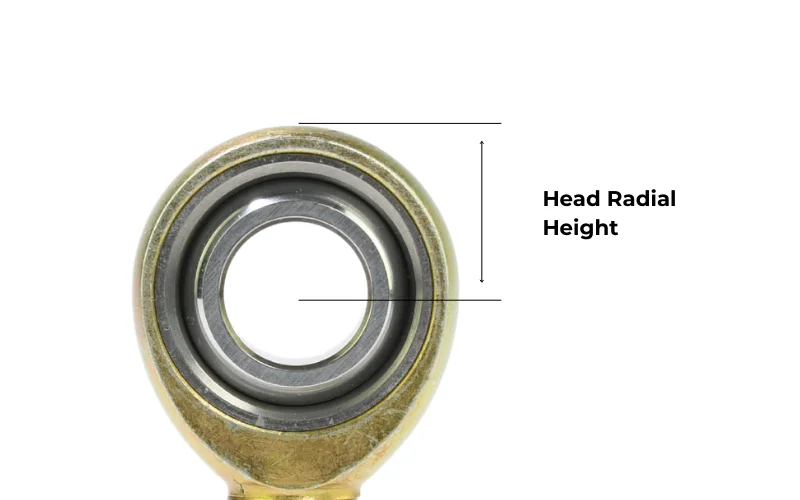 Heim joint head radial heightconverted SYZ Rod Ends Heim joint head radial height