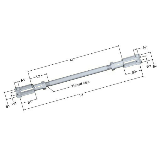lcr134linkageconnectingrod2050in3824rhlhthread38inpinholes SYZ Rod Ends lcr-134-linkage-connecting-rod-20-50-in-3-8-24-rh-lh-thread-3-8-in-pin-holes